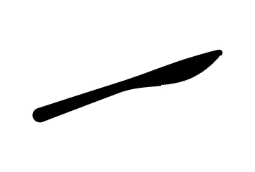 Wiederverwendbares Messer | schwarz | 50 Stück