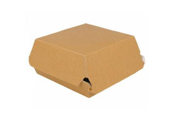 Hamburger-Box, Kraft 15 cm