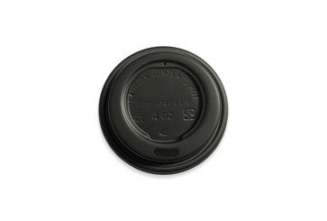 Deckel schwarz für Kaffeebecher 4oz/120ML