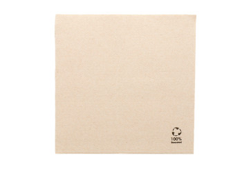Serviette braun groß - Double Point