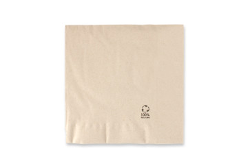 Serviette braun mittel - doppellagig