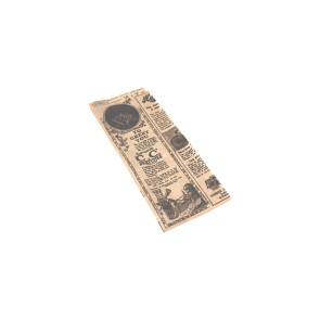 Hotdog Papier, fettabweisend, TIMES 9+3 cm (Seitenfalte) x 22 cm