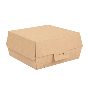 Premium Hamburgerbox, groß, 17,5x18x7,5 cm, nano