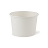 Weiße Suppenschale/Eisbecher, PLA-Beschichtung 16 oz (450ml)